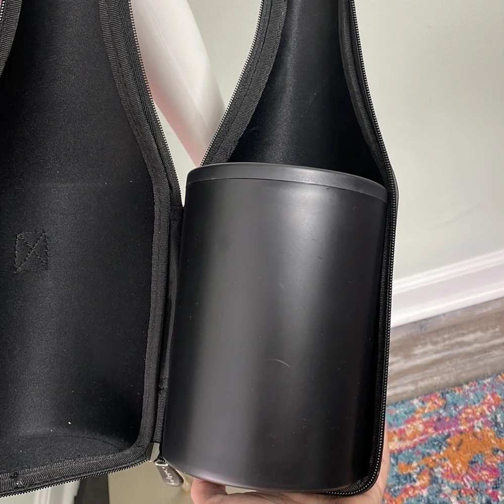 CaddyO Wine Leather Holder Carrier Travelbag